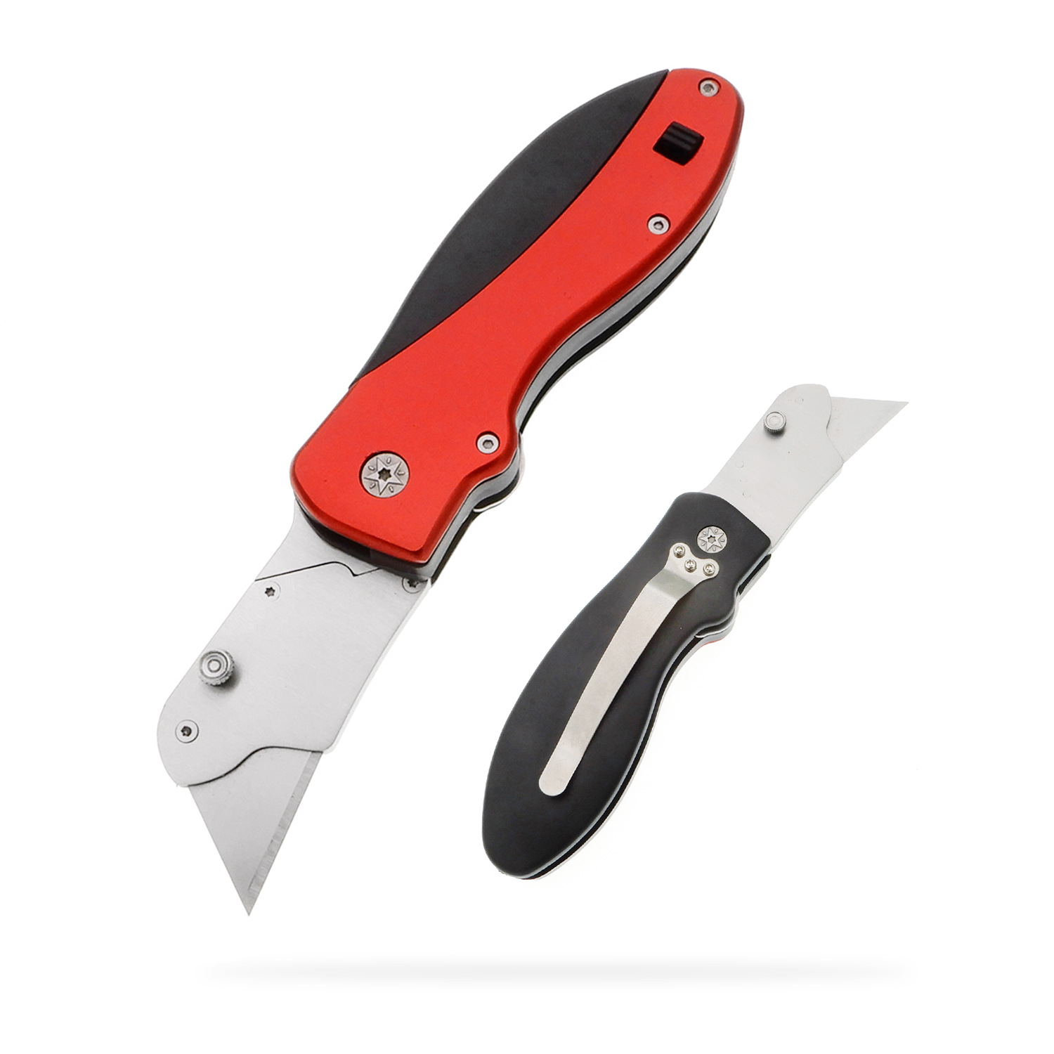 Factory direct stainless steel folding utility knife unboxing knife Jie knife paper cutter portable replaceable blade SK5 knife