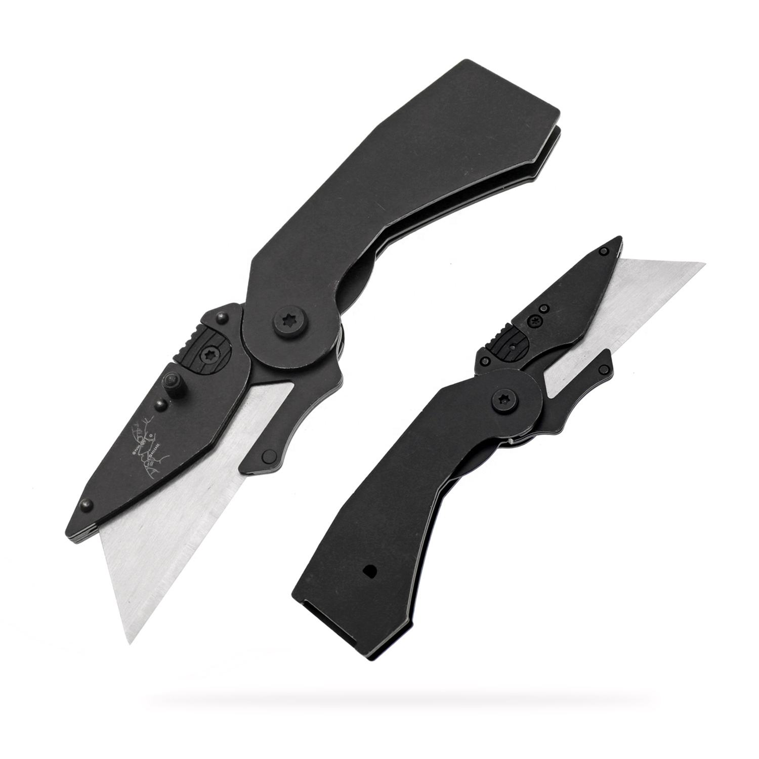 Utility Knife, Yangjiang Jinlangda, Manufacturer, Every Day Carry Small Utility Knife Compact Portable Foldable Lighteight EDC Hand Tool Black Quick Change SK5 Blade Minimalist